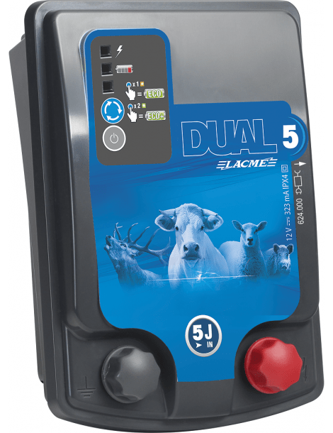 Weidezaungerät Dual D5 12V/230V 5 Joule